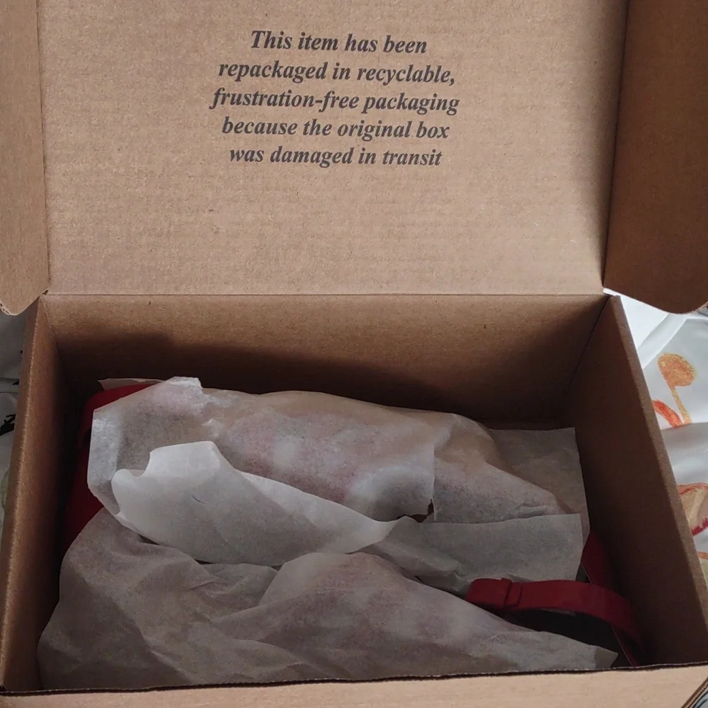 DONALD J PLINER ESPEDRILLE WEDGE SANDALS *🍅RED/NWOB - Picture 16 of 17